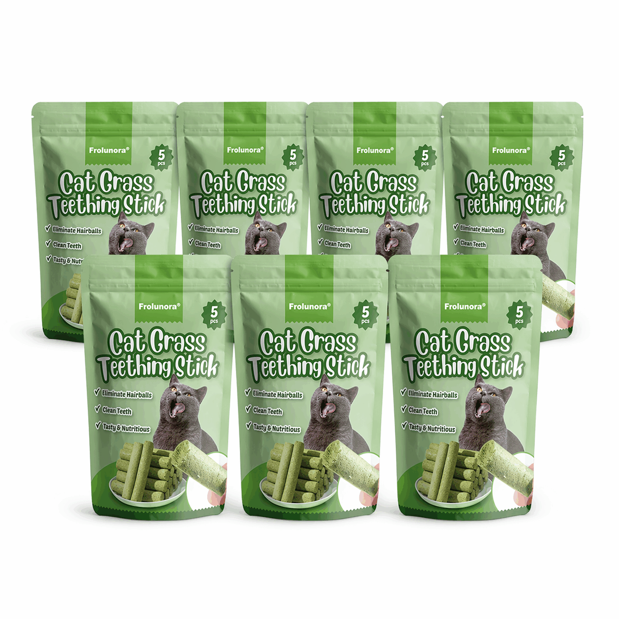 Cat Grass Teething Sticks