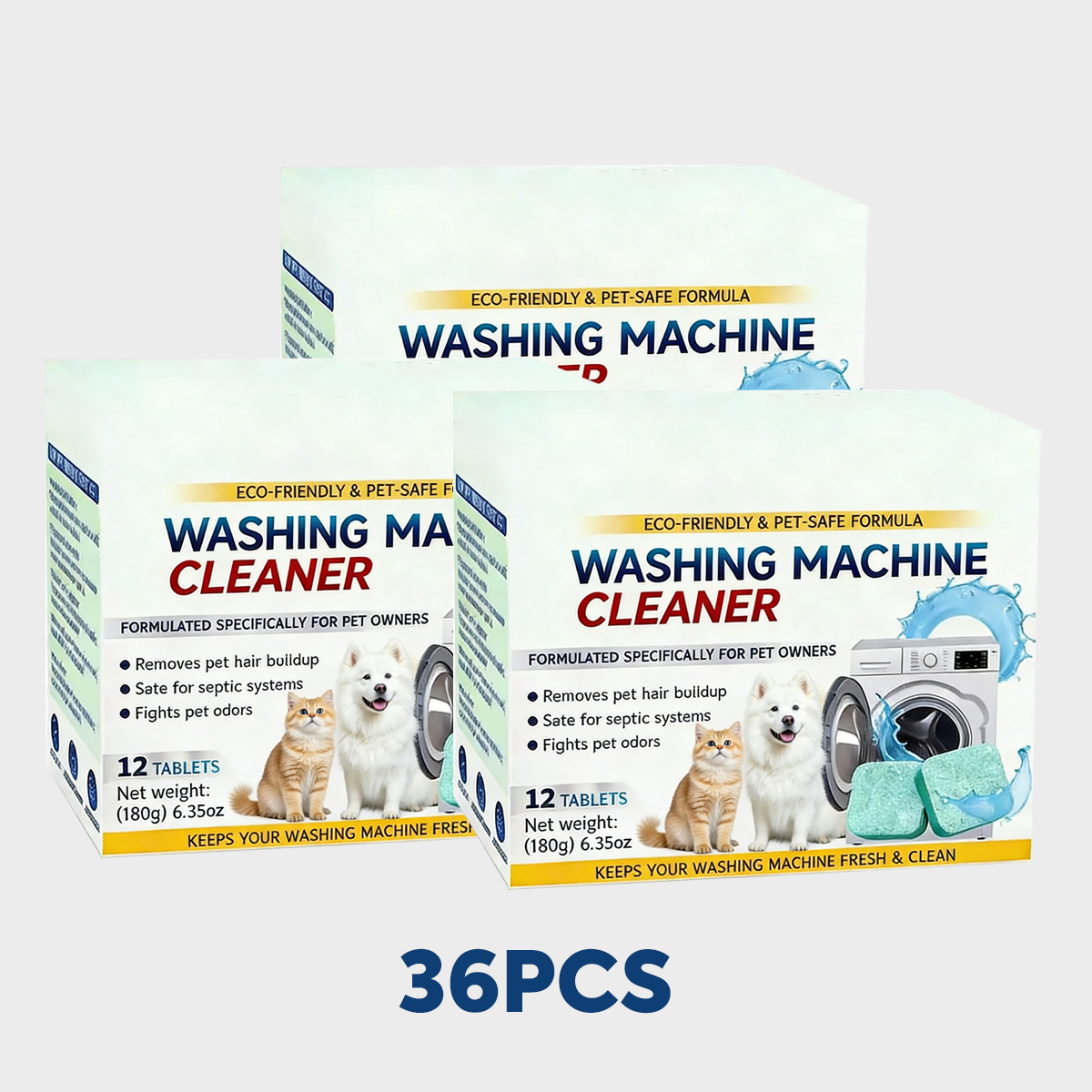 🎉LAST DAY 50% OFF 💦Eco Washer Cleaner: Beat Pet Odors