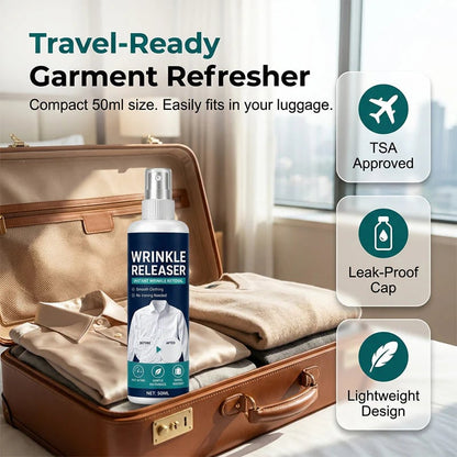 👔Hot Sale 49% OFF✨Instant wrinkle release – no iron, travel-ready, static-free & fresh