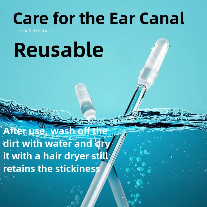 🛒💨Ear Cleaning Tool Stick Earwax Remover Sticks Ear Pick.1 Pack for 24 Sticks