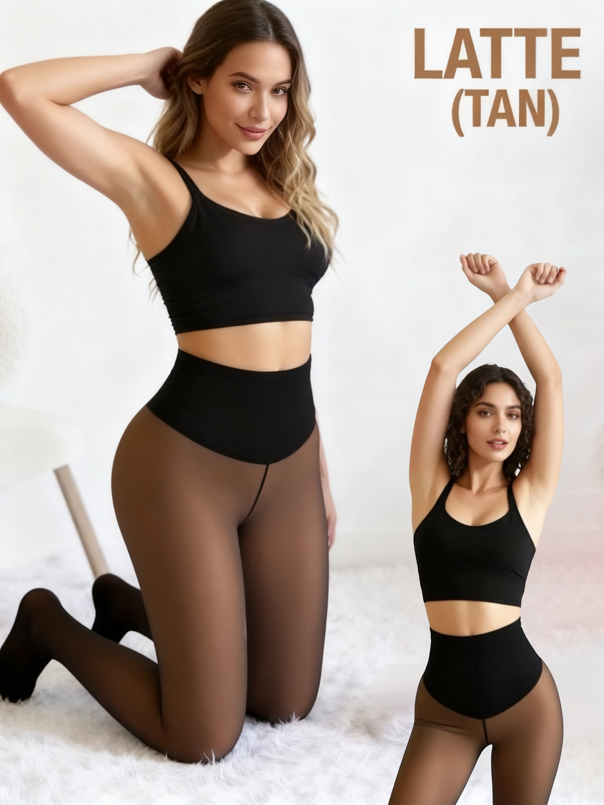 ⏳ FINAL 24 HOURS · 50% OFF❄️ One-Seam Fleece-Lined Leggings with Bare-Leg Look