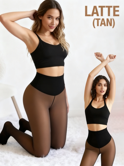 ⏳ FINAL 24 HOURS · 50% OFF❄️ One-Seam Fleece-Lined Leggings with Bare-Leg Look