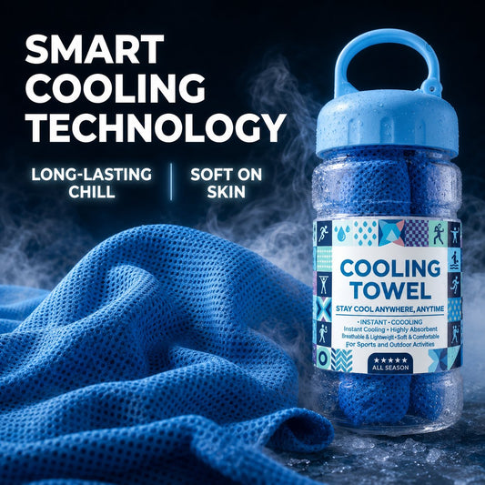 🏃❄️LAST DAY 50% OFF ✨Cold Sweat Towel You Can Use Anywhere, Anytime! Reusable Soft Absorbent Cooling Portable