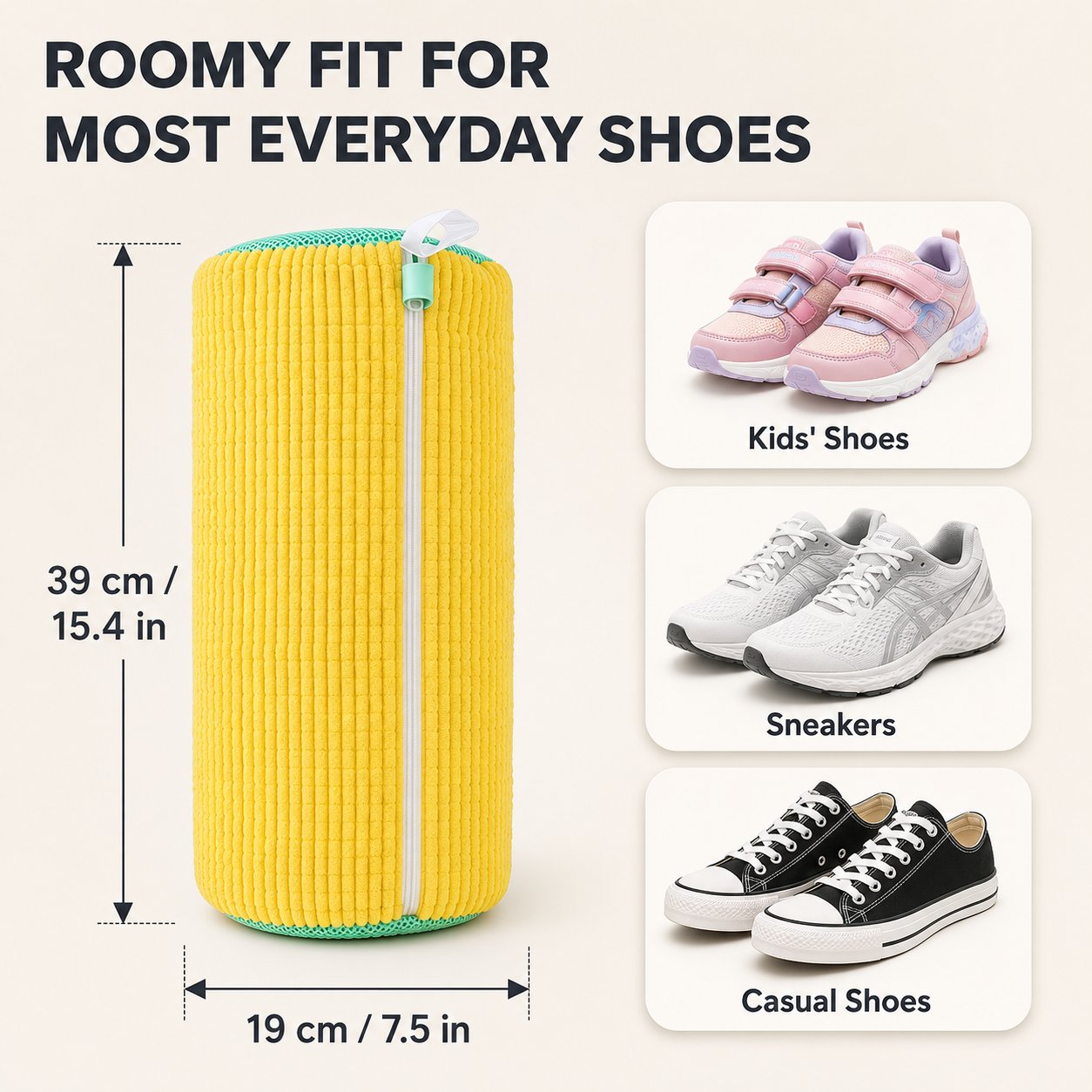 Laundry Shoe Washing Bag for Washing Machine