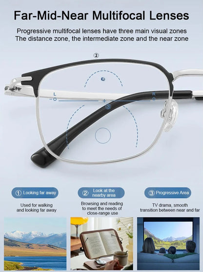 Ultra Light Anti Blue Presbyopic Glasses