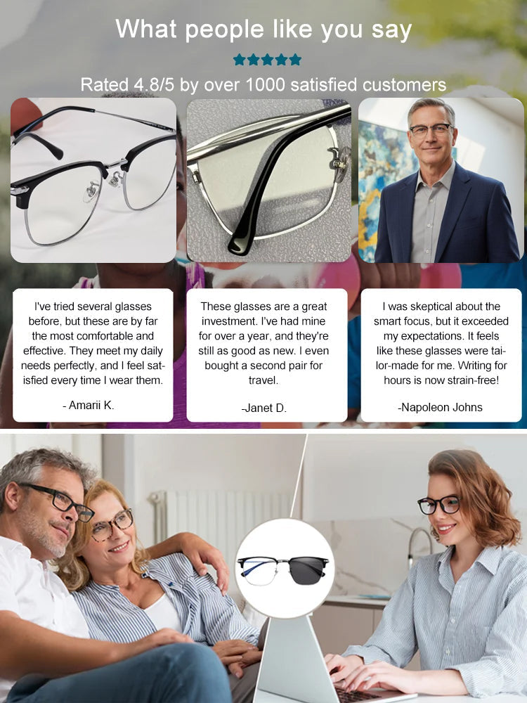 Ultra Light Anti Blue Presbyopic Glasses