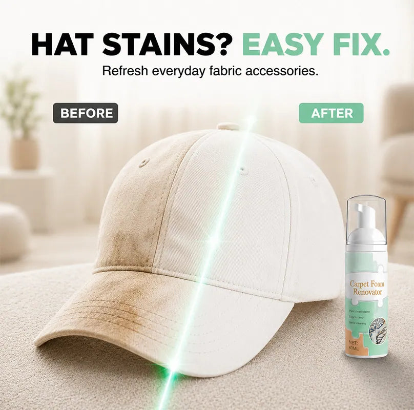 🔥LAST DAY 50% OFF ✨ Waterless Carpet Foam Stain Remover with Towel