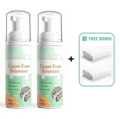 🔥LAST DAY 50% OFF ✨ Waterless Carpet Foam Stain Remover with Towel