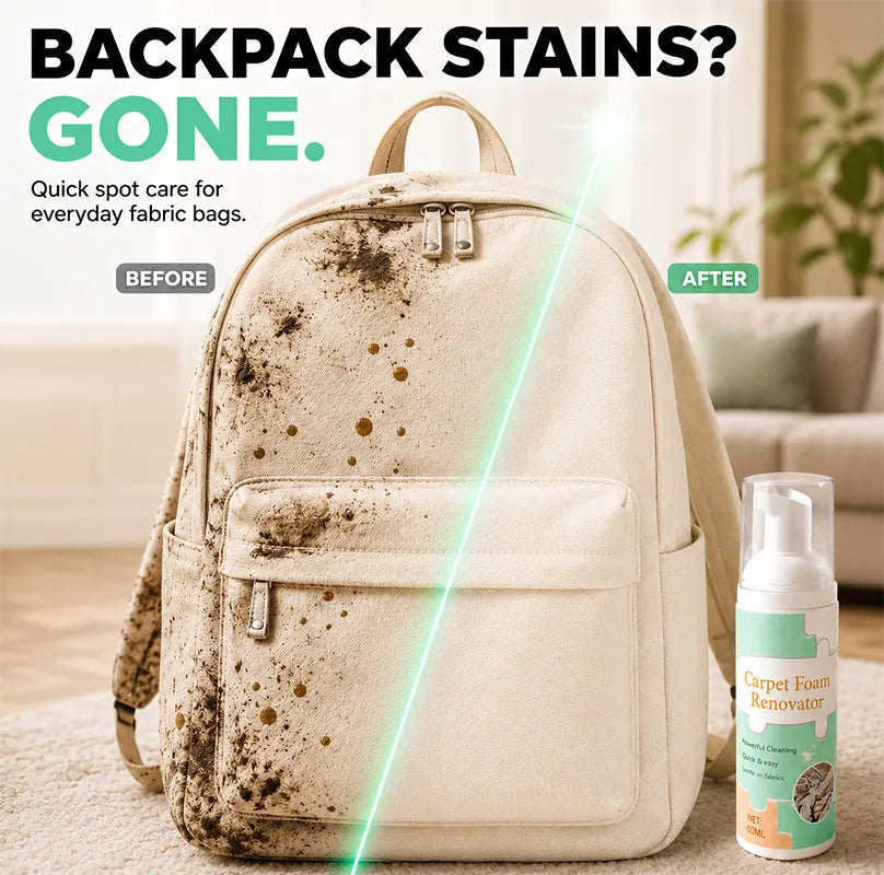 🔥LAST DAY 50% OFF ✨ Waterless Carpet Foam Stain Remover with Towel