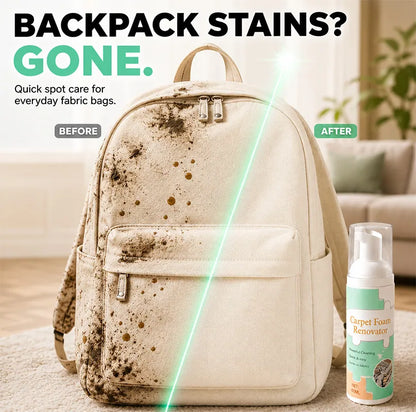 🔥LAST DAY 50% OFF ✨ Waterless Carpet Foam Stain Remover with Towel