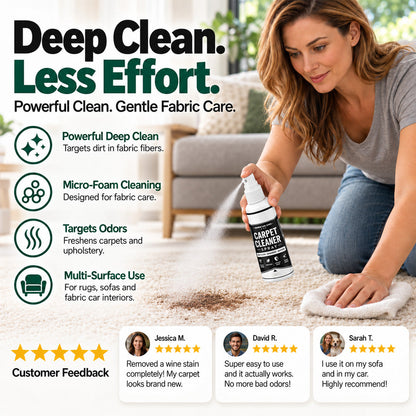 🧼Deep Clean Carpet & Upholstery Spray – Target Stains on Rugs, Sofas & Car Seats