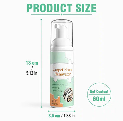 🔥LAST DAY 50% OFF ✨ Waterless Carpet Foam Stain Remover with Towel