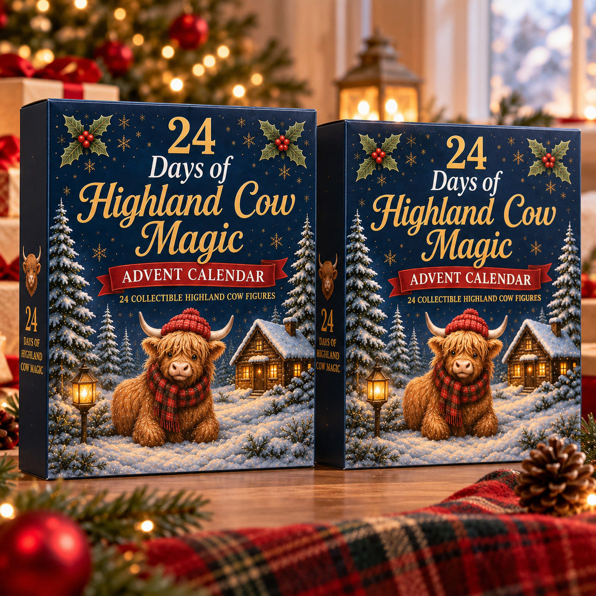 🔥LAST DAY 50% OFF ✨24 Days of Highland Cow Advent Calendar