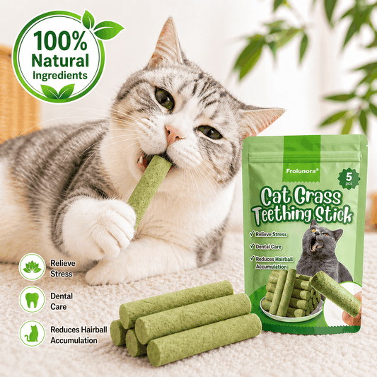 Cat Grass Teething Sticks