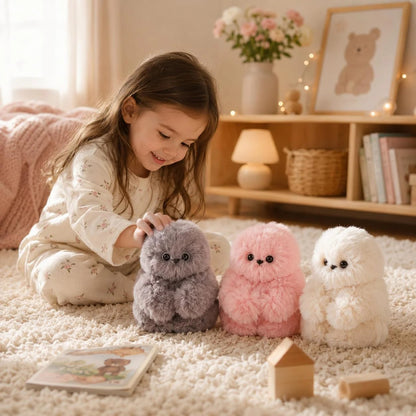 👀💕LAST DAY 70% OFF ✨Cute AI shy Emotional companionship robot doll bag charm plush toy👜-It can sing, turn its head, and learn to speak🤖