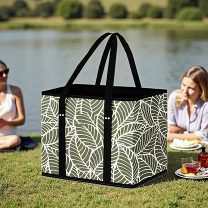 Thickened reusable shopping bag (foldable, sturdy, waterproof) 🛒✨