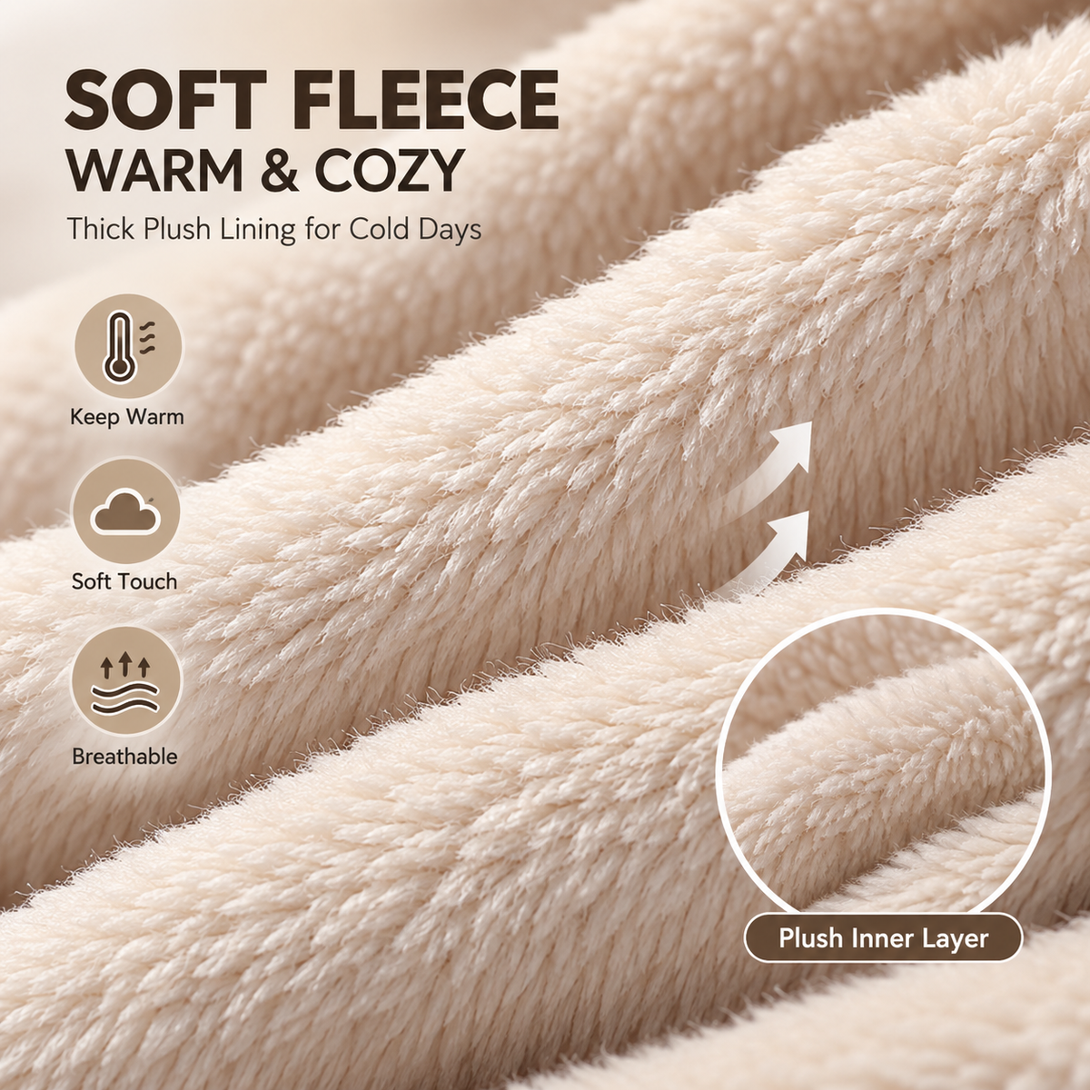 🔥LAST DAY 50% OFF ✨ 3-in-1 Winter Fleece Balaclava Hood 🧣❄️ Warm Face, Ear & Neck Cover