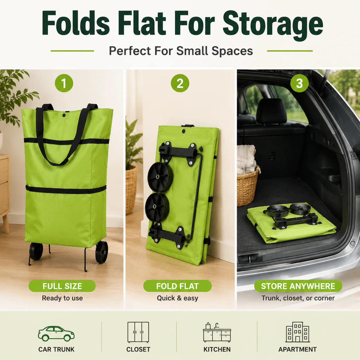 Dobryla®🔥HOT SALE 50% OFF🔥Foldable 2-in-1 Shopping Bag