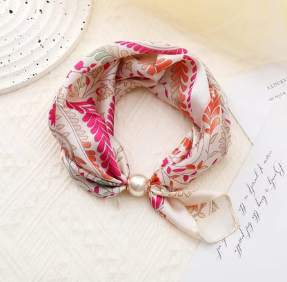 🏆25K+ SOLD 🔥2026 HOT SALE ✨ Effortless Glamour: Pop-On Pearl Necklace Scarf 🧣