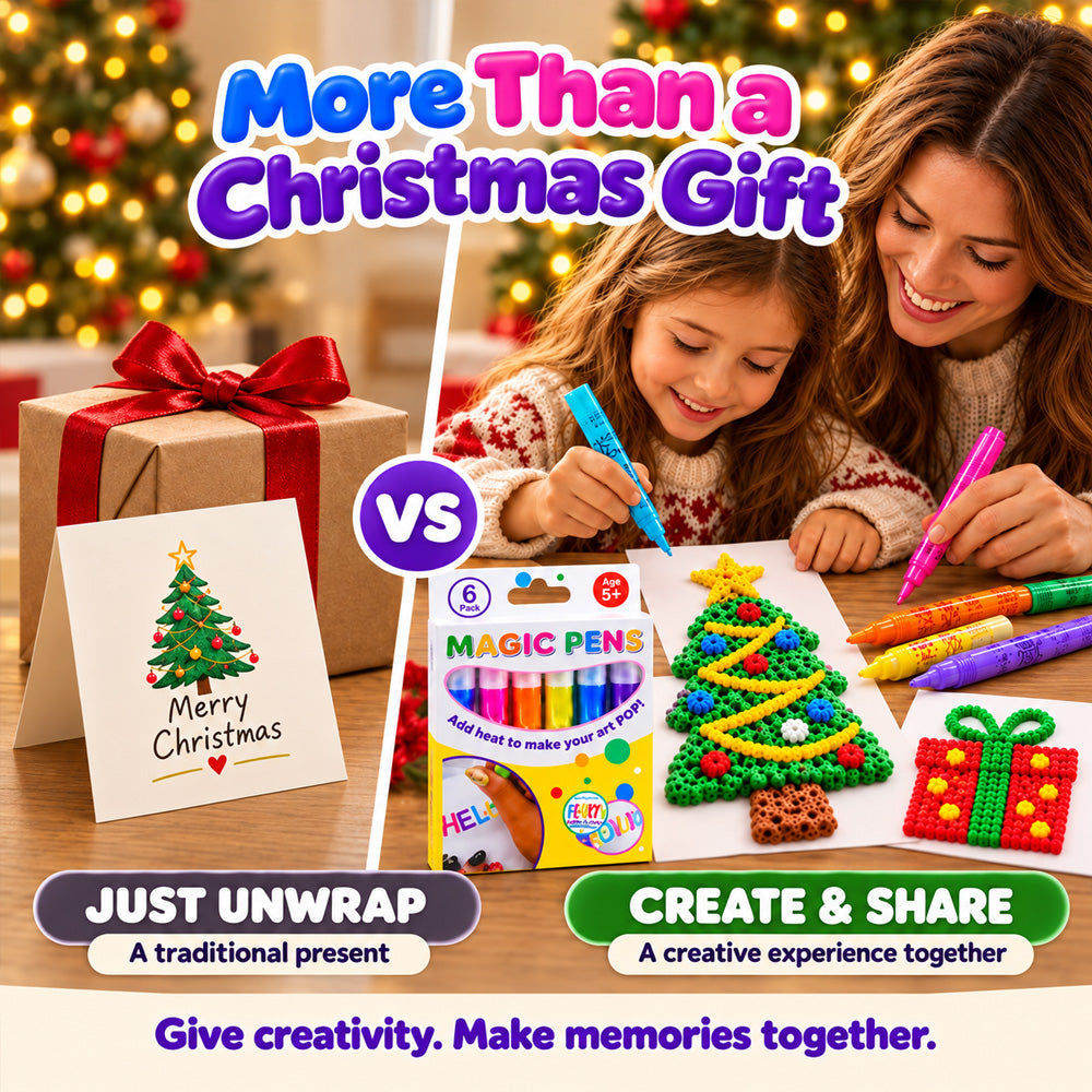 🔥LAST DAY 50% OFF ✨3D Magic Pen – Create Puffy 3D Art with Every Stroke!🎄Creative Christmas Gift | DIY Bubble Drawing Fun