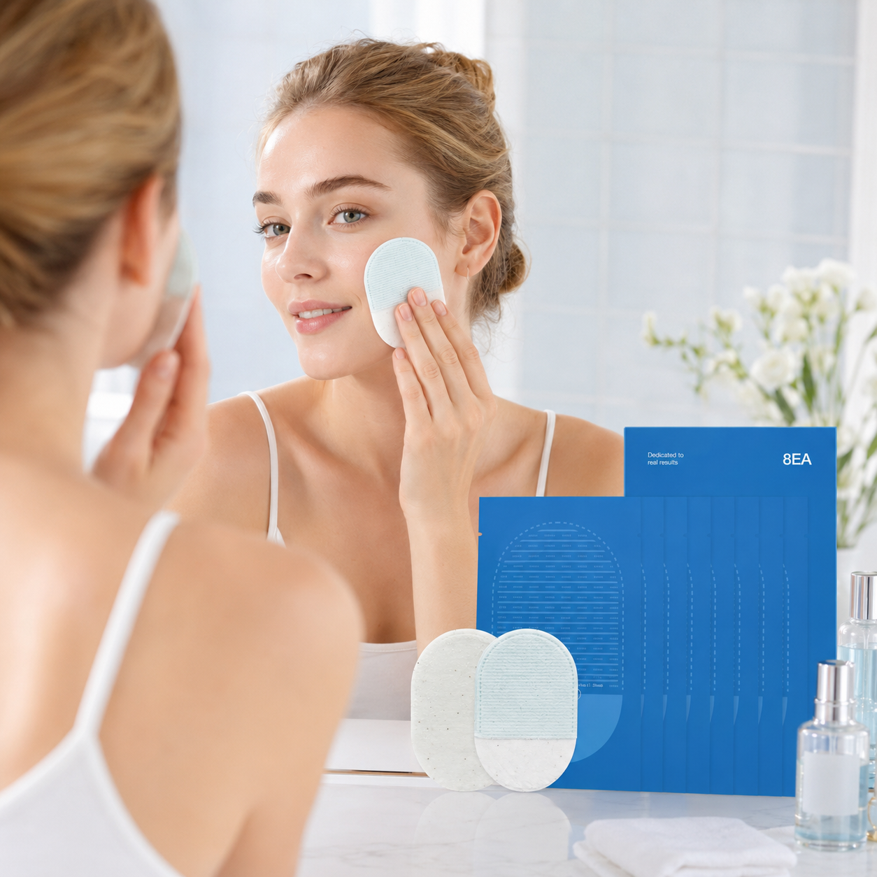🔥Lasy day 50% OFF-🔥Body Exfoliating Scrub Pads For Bumpy Flaky Skin 8 Pack