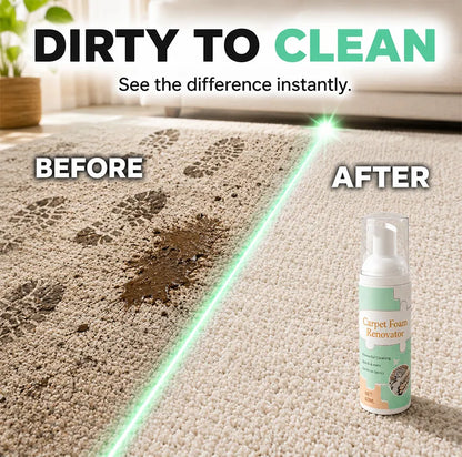 🔥LAST DAY 50% OFF ✨ Waterless Carpet Foam Stain Remover with Towel