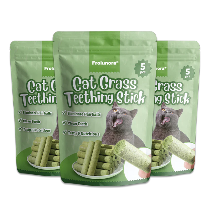 Cat Grass Teething Sticks