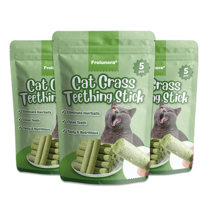 Cat Grass Teething Sticks