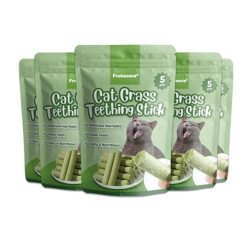 Cat Grass Teething Sticks