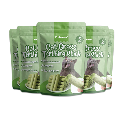 Cat Grass Teething Sticks
