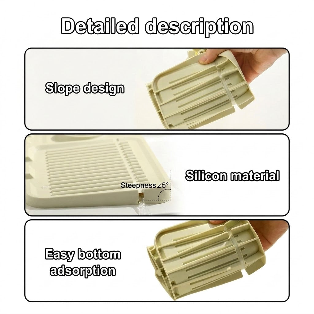 🔥 Hot Sale 50% OFF 🔥BVJ®Minimalist Auto-Draining Silicone Sink Mat