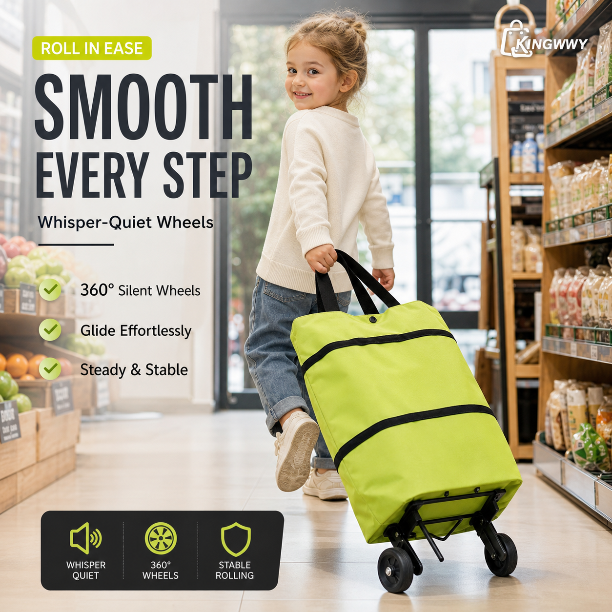 Dobryla®🔥HOT SALE 50% OFF🔥Foldable 2-in-1 Shopping Bag