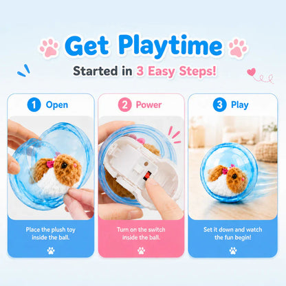 🔥💓LAST DAY 50% OFF ✨ Self-Rolling Interactive Cat Ball