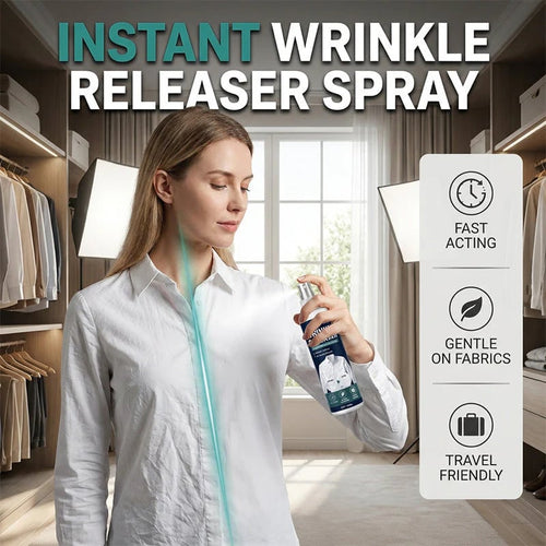 👔Hot Sale 49% OFF✨Instant wrinkle release – no iron, travel-ready, static-free & fresh