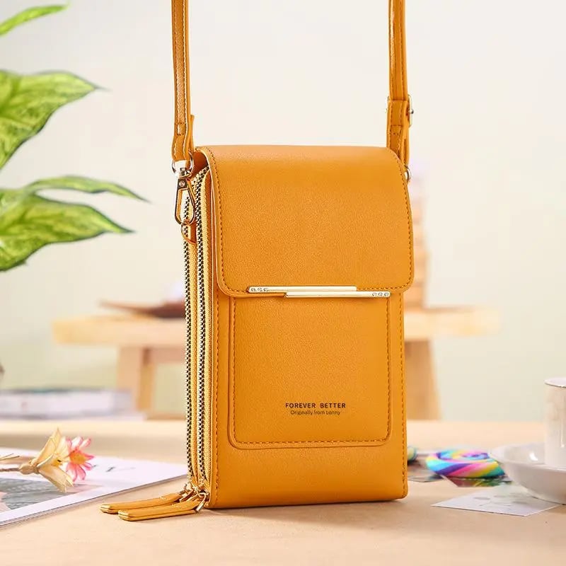 💞LAST DAY 50% OFF ✨👜📱Orodira® Simple and elegant women's touchscreen crossbody phone wallet