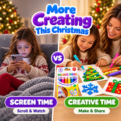 🔥LAST DAY 50% OFF ✨3D Magic Pen – Create Puffy 3D Art with Every Stroke!🎄Creative Christmas Gift | DIY Bubble Drawing Fun