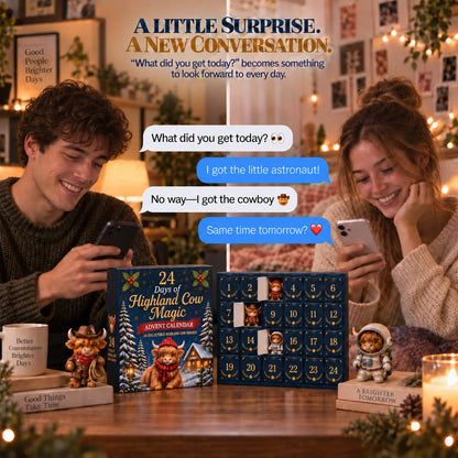 🔥LAST DAY 50% OFF ✨24 Days of Highland Cow Advent Calendar
