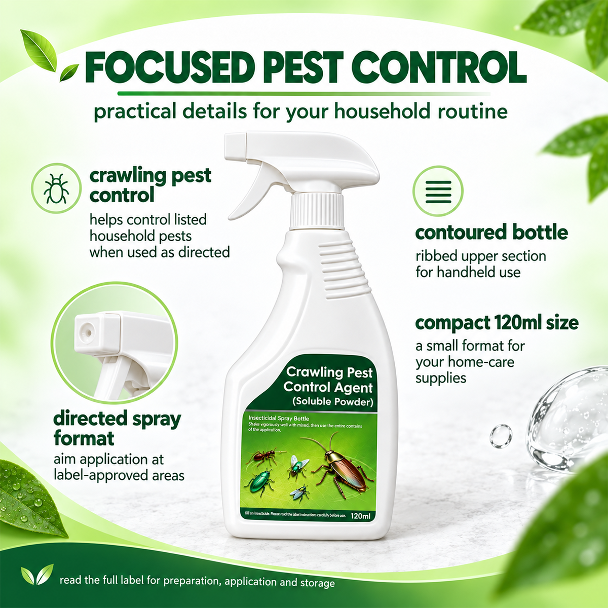 ⏳ FINAL 24 HOURS · 50% OFF🐜 Multi-Purpose Pest Control Kit for 40+ Household Pests
