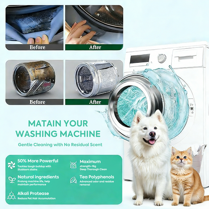 🎉LAST DAY 50% OFF 💦Eco Washer Cleaner: Beat Pet Odors