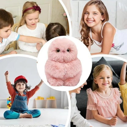 👀💕LAST DAY 70% OFF ✨Cute AI shy Emotional companionship robot doll bag charm plush toy👜-It can sing, turn its head, and learn to speak🤖