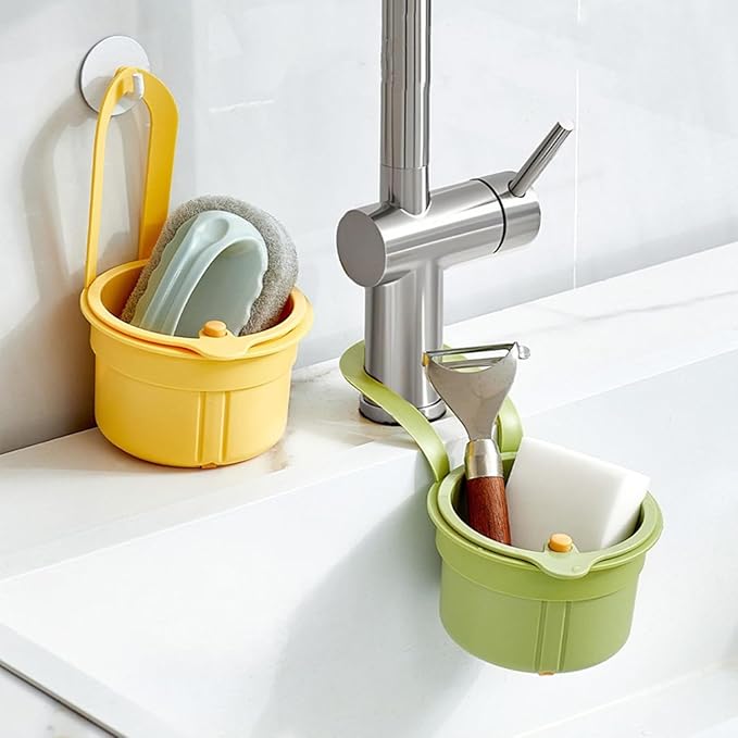 🔥 Hot Sale 50% OFF 🔥BVJ®Multifunctional hanging sink drain basket