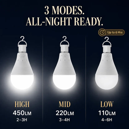 Dobryla® Rechargeable Emergency LED Light Bulbs upsell