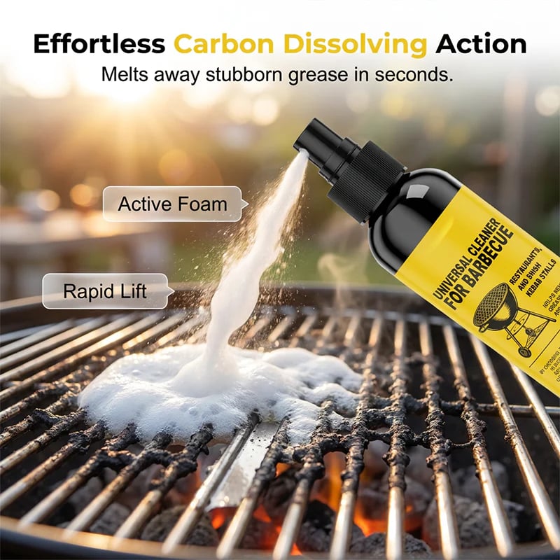 🔥🧽 Heavy-duty BBQ cleaner – dissolves carbon, grease, and baked-on grime!