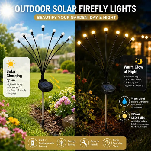 🔥Lasy day 49% OFF-🔥IP65 Waterproof Solar Powered Firefly Light