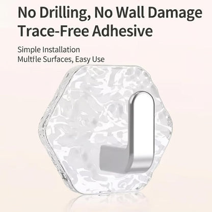 🔥💕LAST DAY 75% OFF ✨Hexagonal Ripple Heavy Duty Hooks for Bathroom, Kitchen & Household Organization
