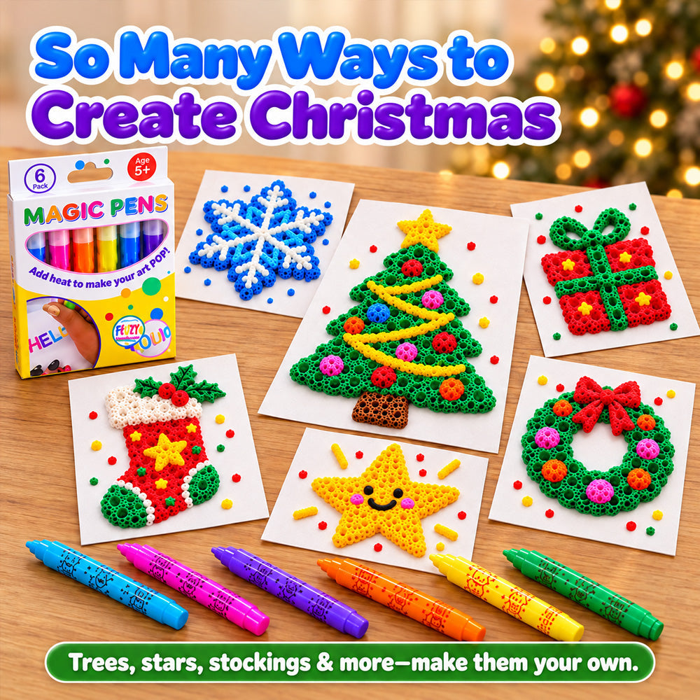 🔥LAST DAY 50% OFF ✨3D Magic Pen – Create Puffy 3D Art with Every Stroke!🎄Creative Christmas Gift | DIY Bubble Drawing Fun