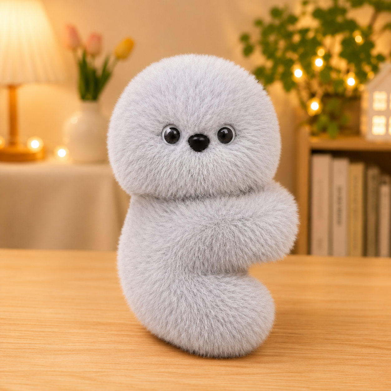 👀💕LAST DAY 70% OFF ✨Cute AI shy Emotional companionship robot doll bag charm plush toy👜-It can sing, turn its head, and learn to speak🤖
