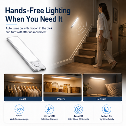 🔥LAST DAY 50% OFF ✨Motion Sensor Cabinet Light – No Wiring Needed