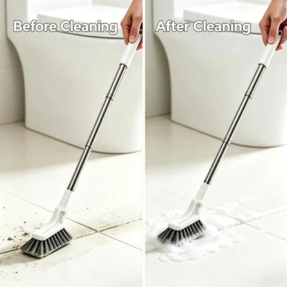 🔥LAST DAY 50% OFF ✨ Telescopic Crevice Cleaning Brush – Long Handle Gap Cleaner for Bathroom, Toilet, Floors & Windows