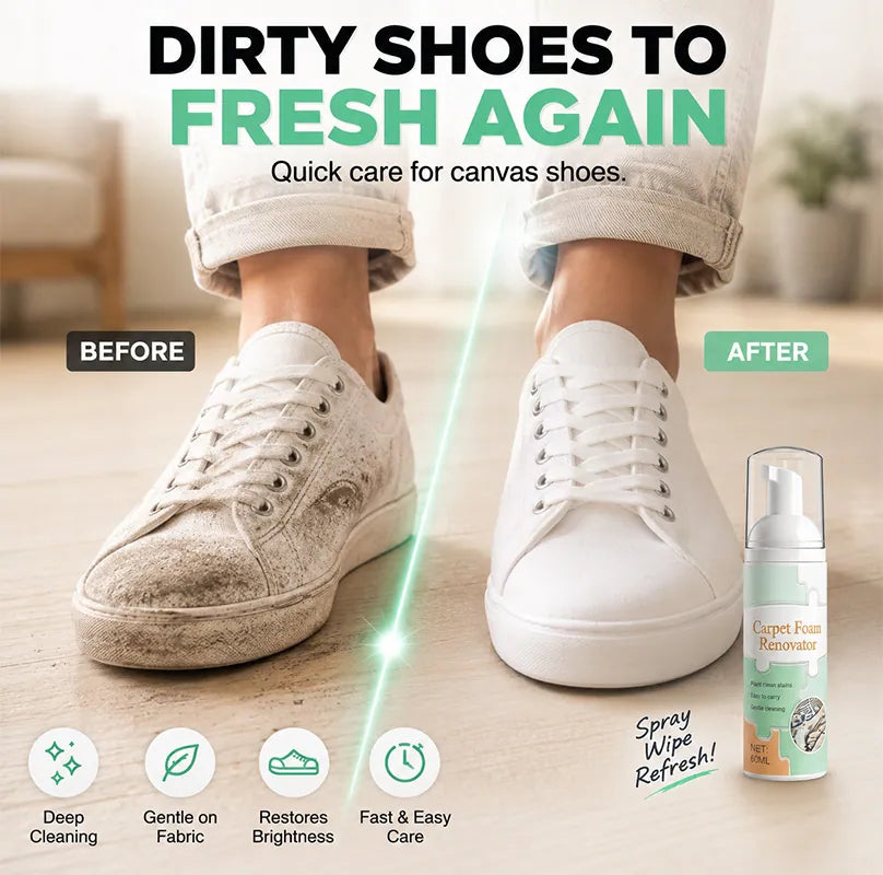 🔥LAST DAY 50% OFF ✨ Waterless Carpet Foam Stain Remover with Towel